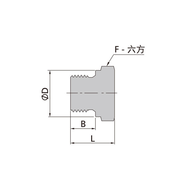 公制外螺纹堵头